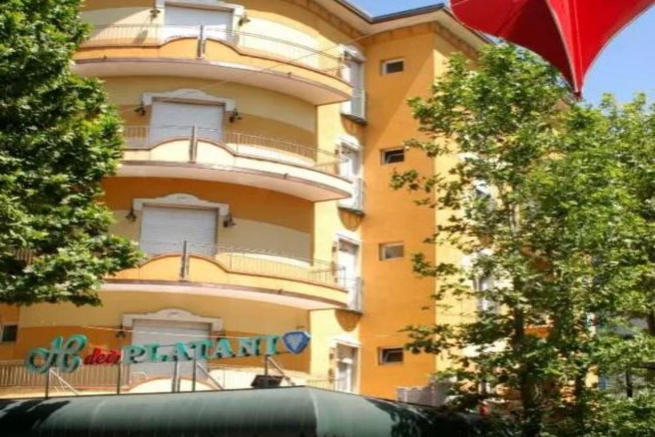 Hotel Dei Platani Rimini Exteriör bild