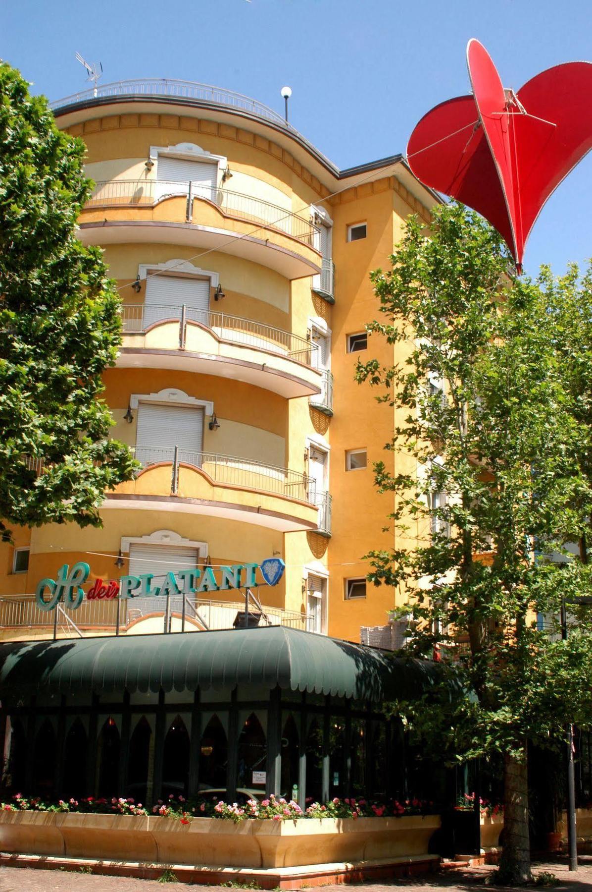 Hotel Dei Platani Rimini Exteriör bild